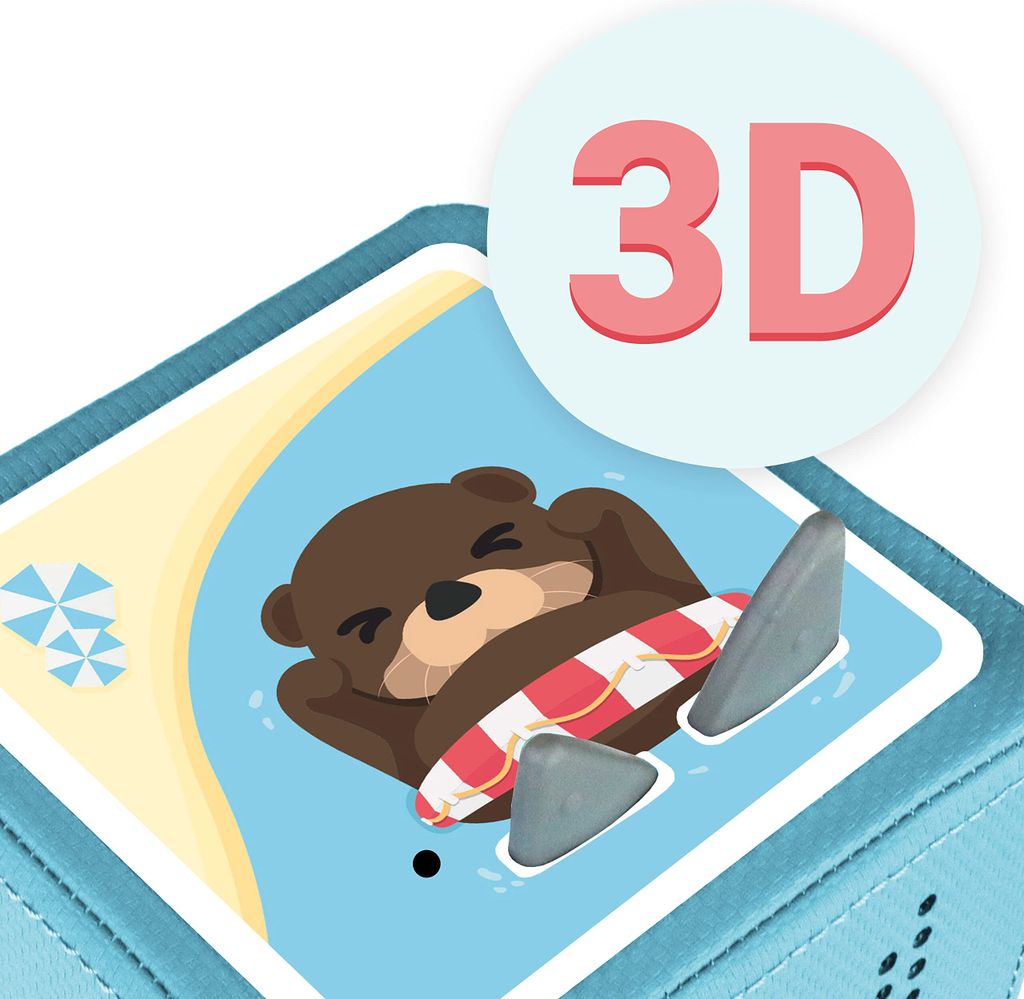 MeinBaby123 Toniebox Schutzfolie | Kleiner Otter mit 3D Effekt