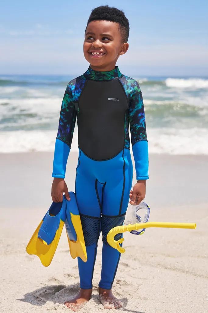 Combinaison de surf intégrale pour enfant en néoprène souple - Vert 152