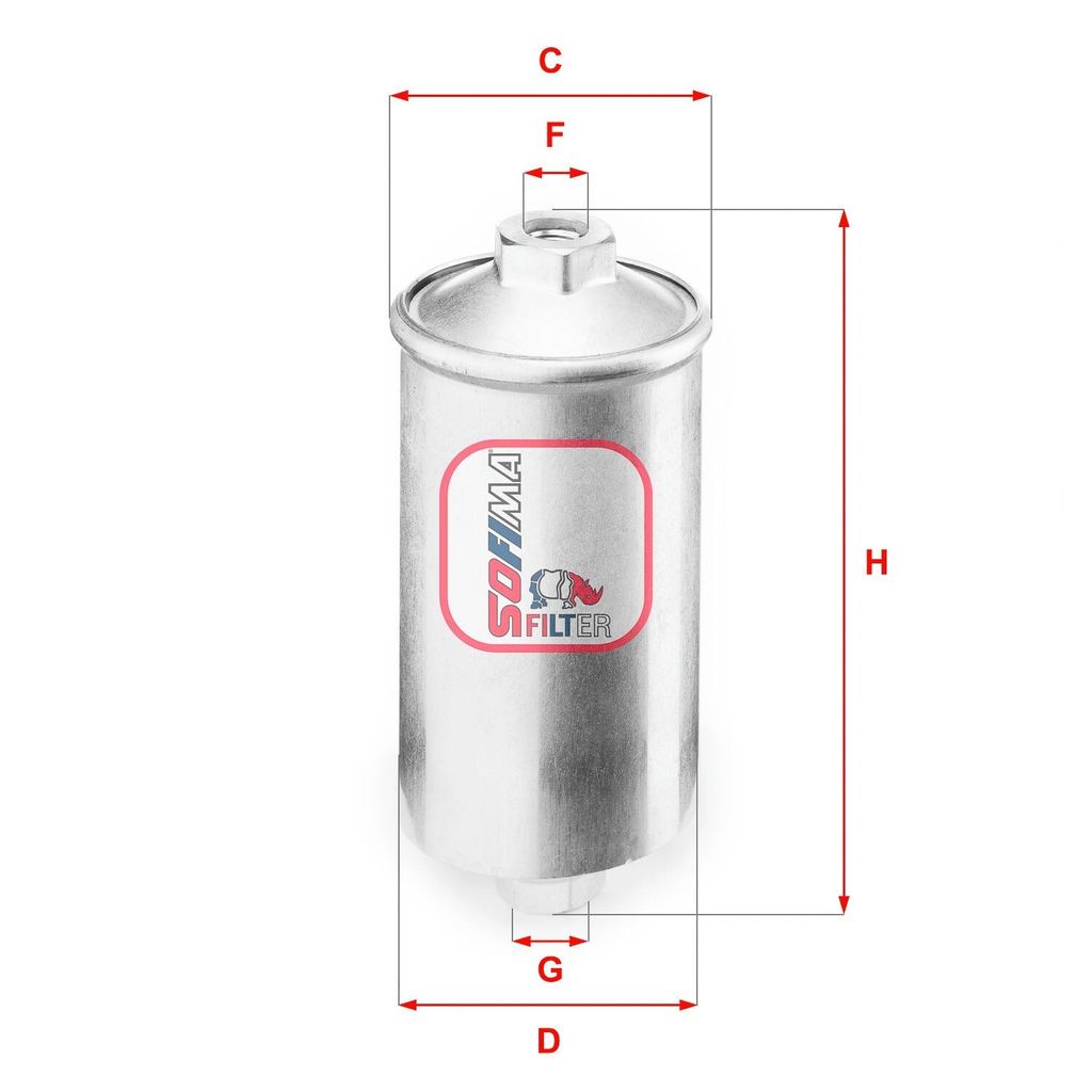 Kraftstofffilter SOFIMA S 1504 B für FIAT DUCATO Bus (230) Filtereinsatz
