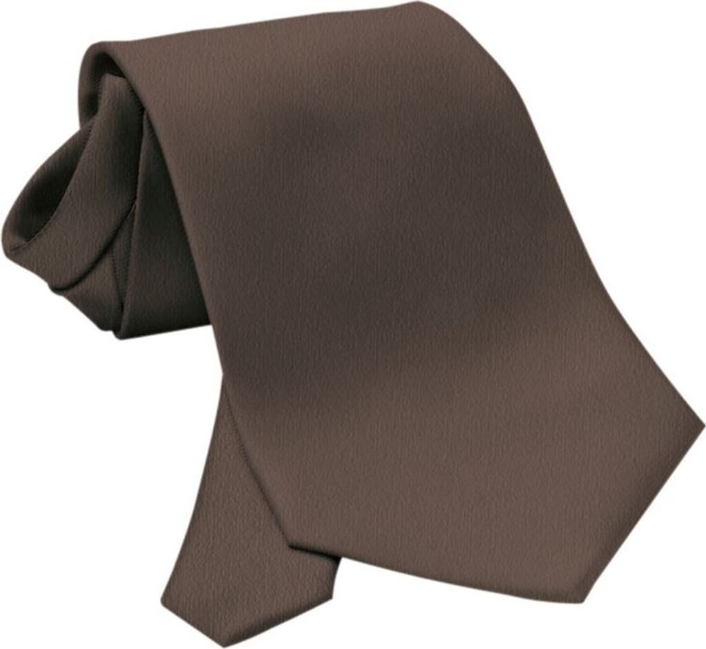 Krawatte 9,8 cm breit toffee : 65% Polyester 35%Baumwolle Produktbild 