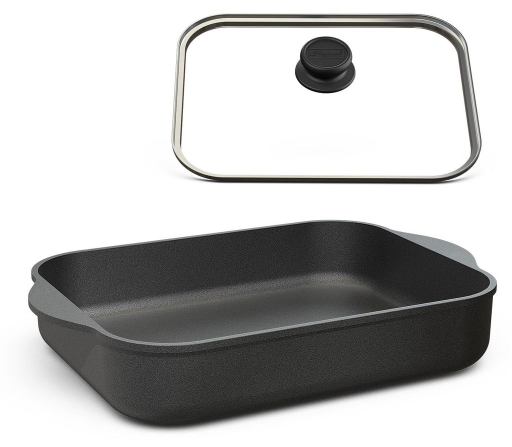 Hoffmann Bratreine eckig 32x25 cm Aluguss Antihaft Produktbild 