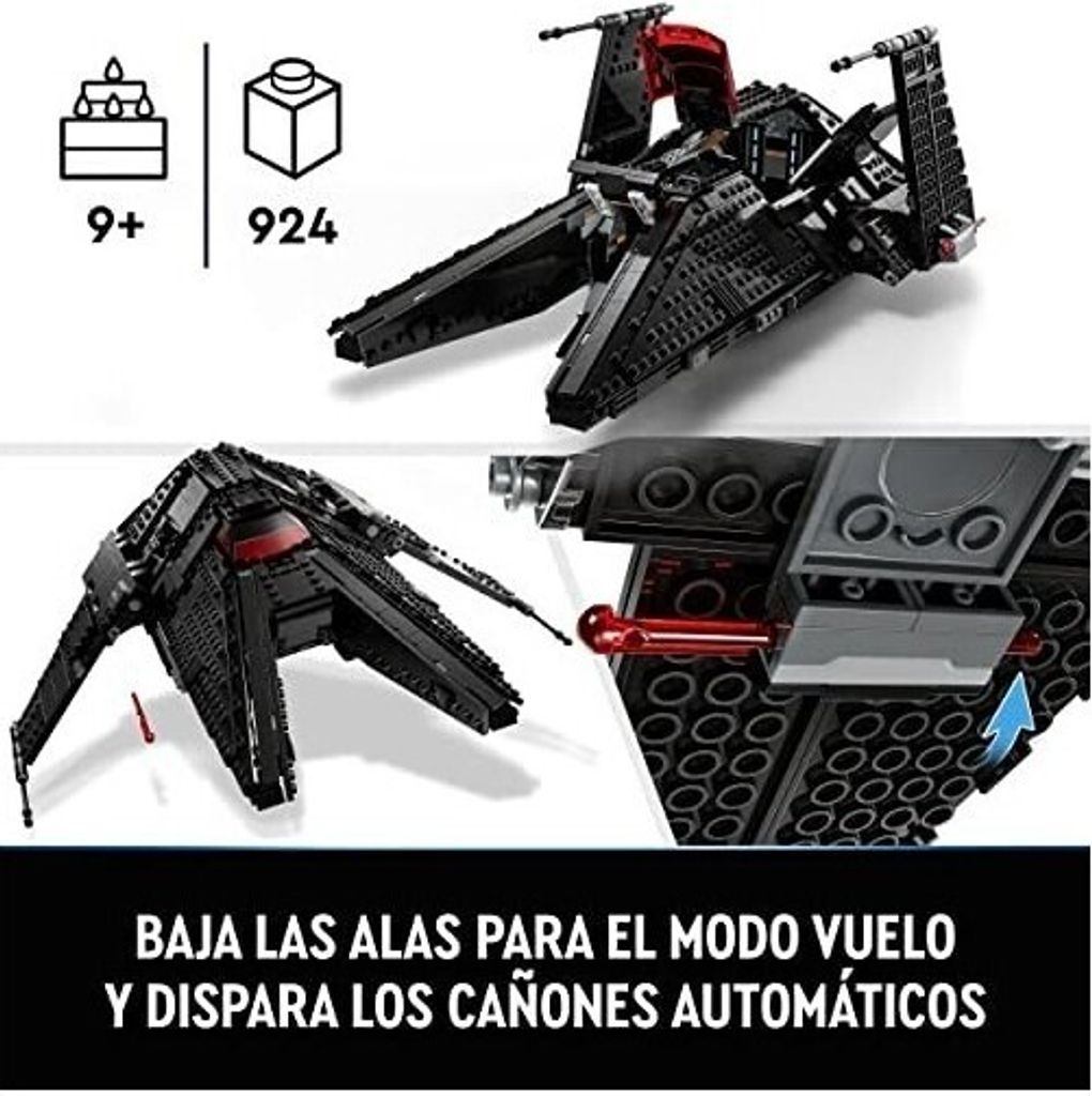 LEGO® Star Wars™ 75336 Inkvizítorská dopravná loď Scythe™ Obrázok produktu 8