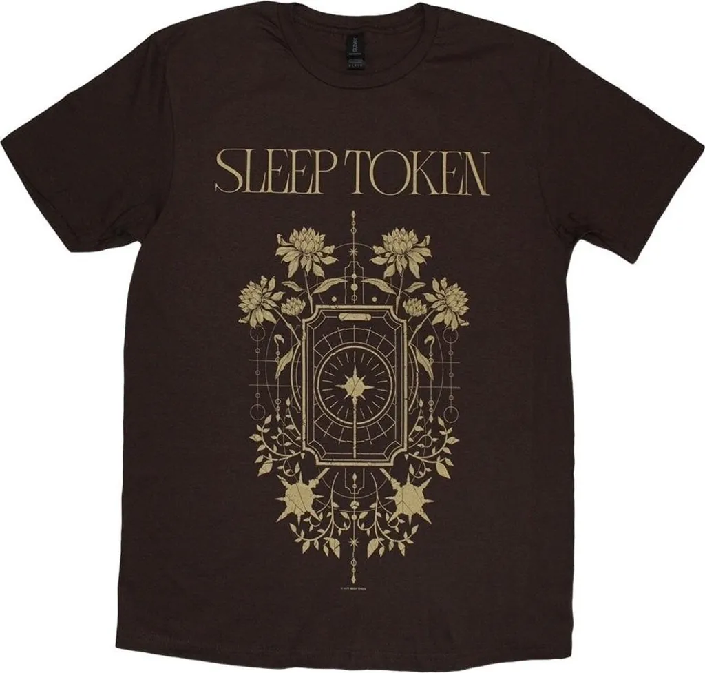 T-shirt Sleep Token en Coton Caramel M - Impression Haute Qualité