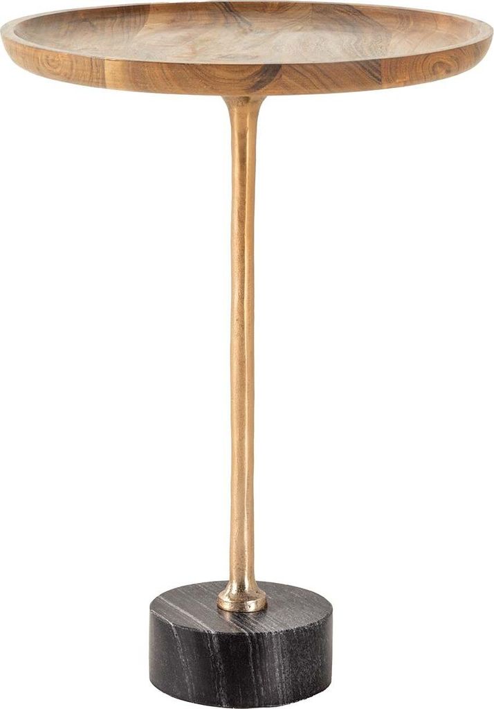 Beistelltisch 55cm Marmor Design Tisch Modern Wohnzimmer Produktbild 