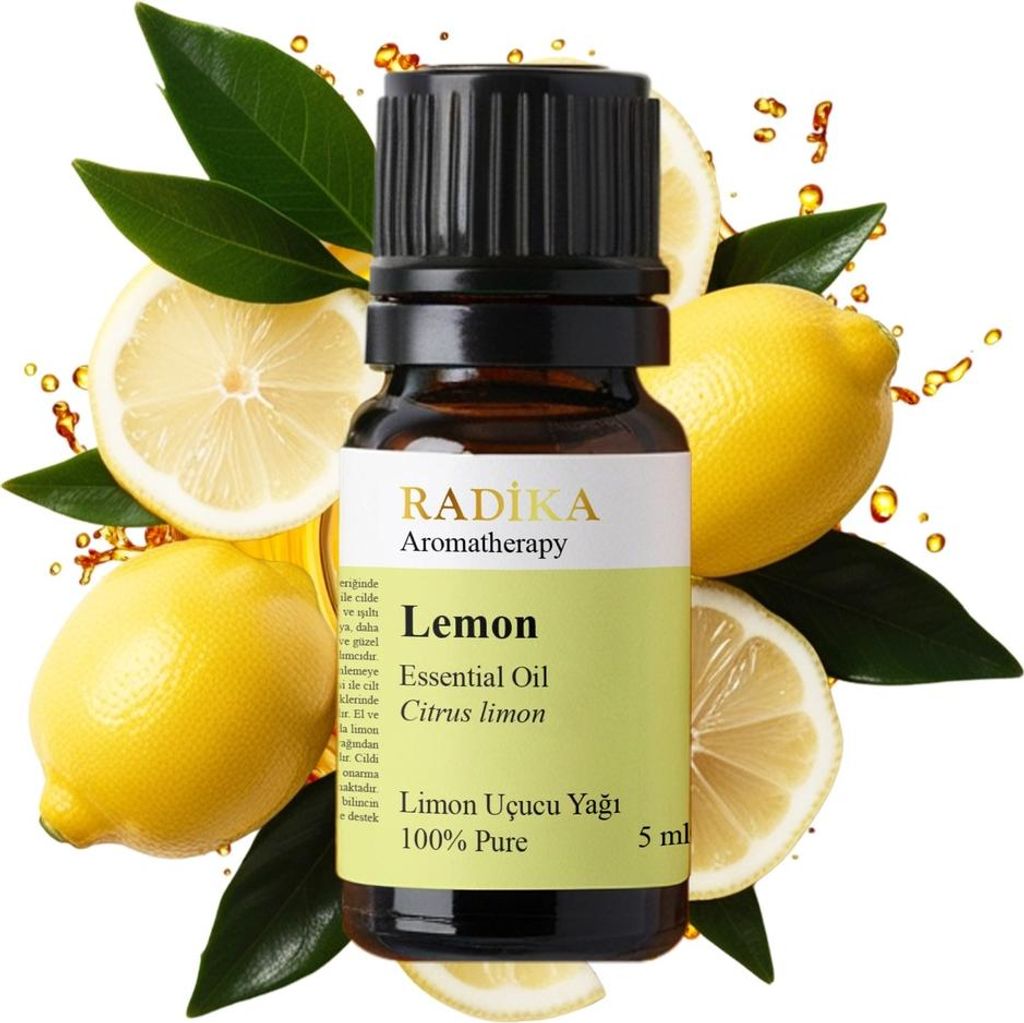 Zitronenöl, ätherisches Öl, 100% Rein, BIO, natürlich, 10 ml