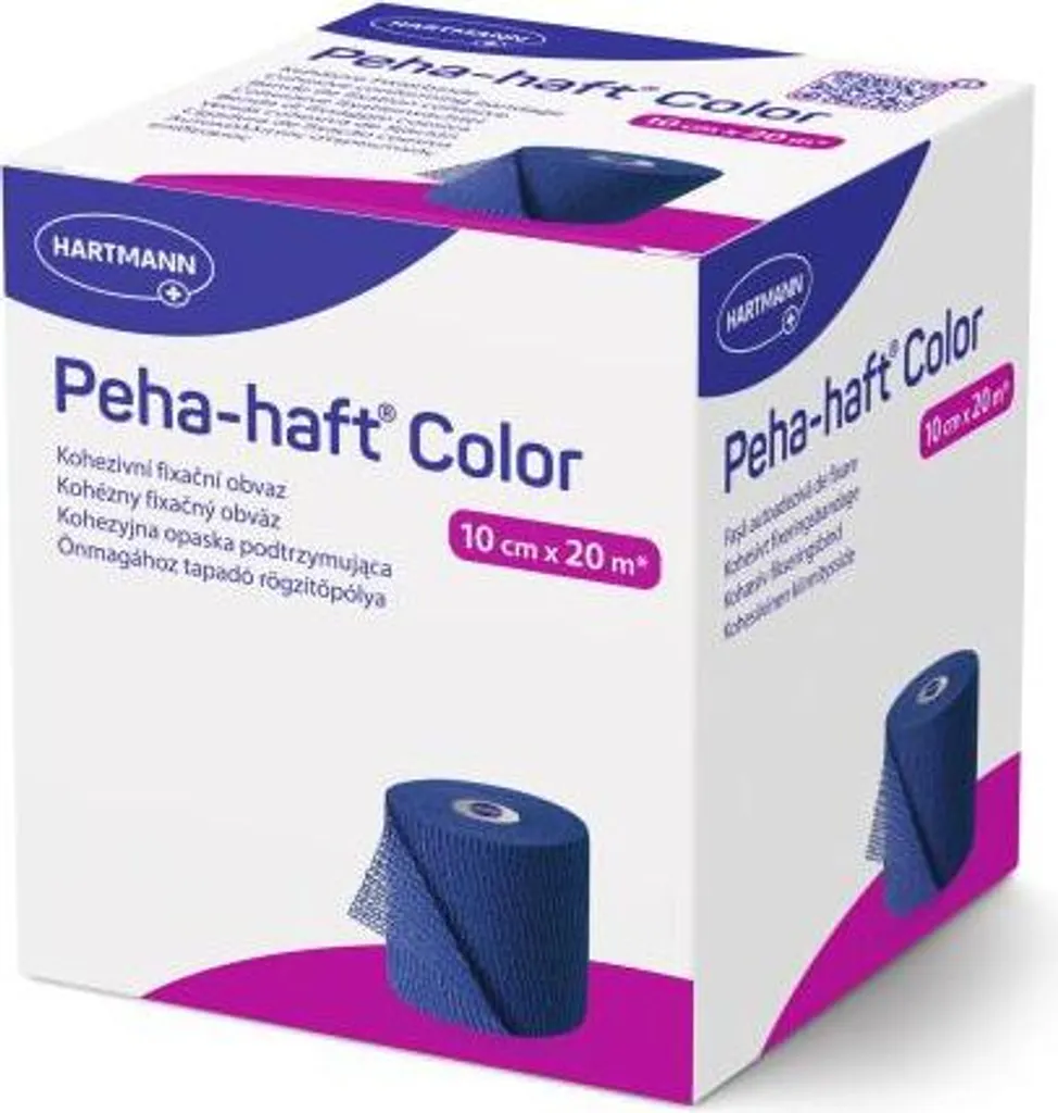 Hartmann Peha-haft Benda elastica di fissaggio a colori, blu 10 cm x 20 m | confezione (1 pezzo) - 2