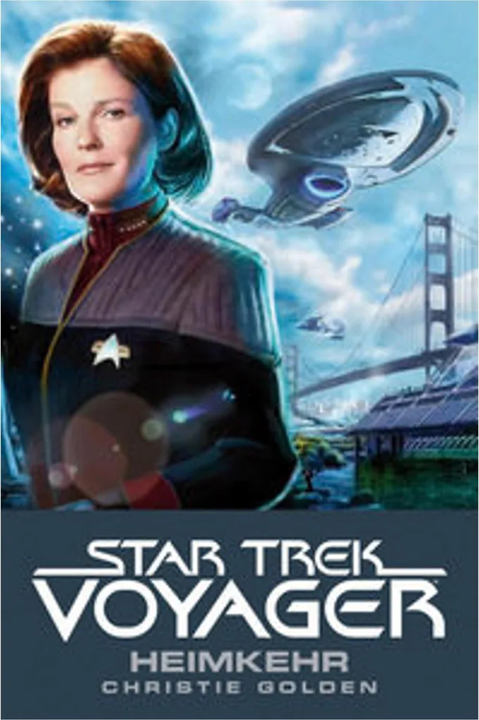 Star Trek Voyager 1 livre en allemand édition collector Heimkehr