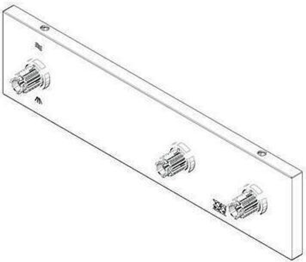 Dornbracht 04279802500-06 Rosette mit Symbolen Ersatzteile