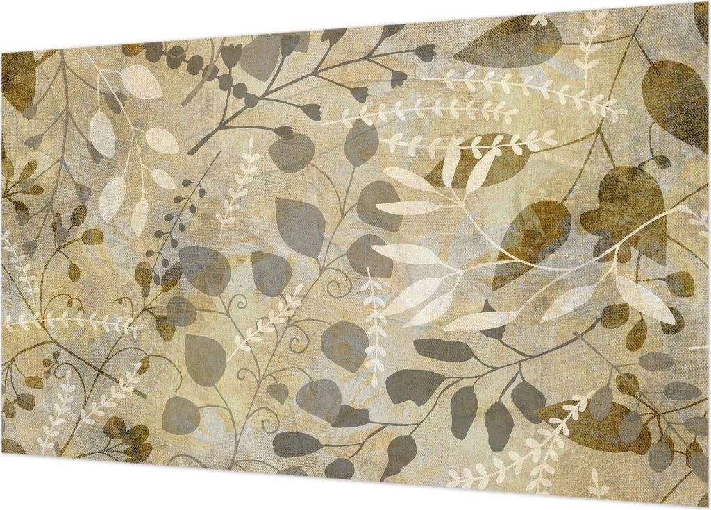 Fototapete - Wandbilder für Wohnzimmer - 416x254 - Dekorative Wandfolie - Modernes Design für Wanddekoration - Tapeten für Innenräume - Zweigbl...