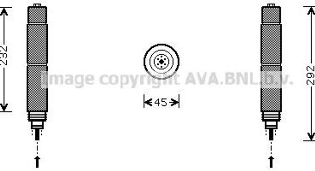 Réparation Climatisation Freelander : Sécheur AVA BWD078 JRJ100410