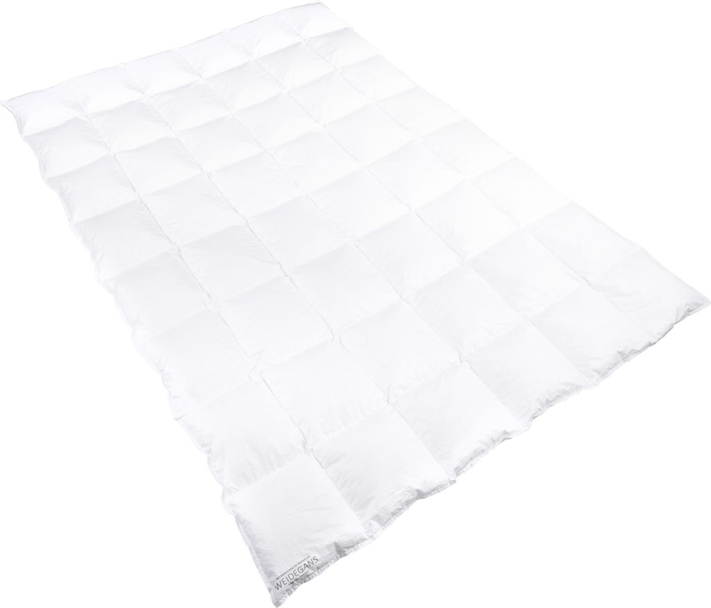 Sanders-Kauffmann Weidegans Daunenbettdecke normal 155 x 220 cm ausgezeichnete Qualität für erholsamen Schlaf