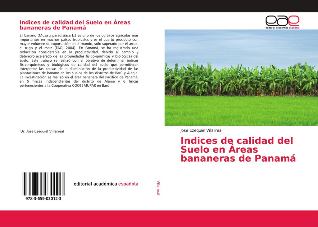Indices de calidad del Suelo en Áreas bananeras de Panamá
