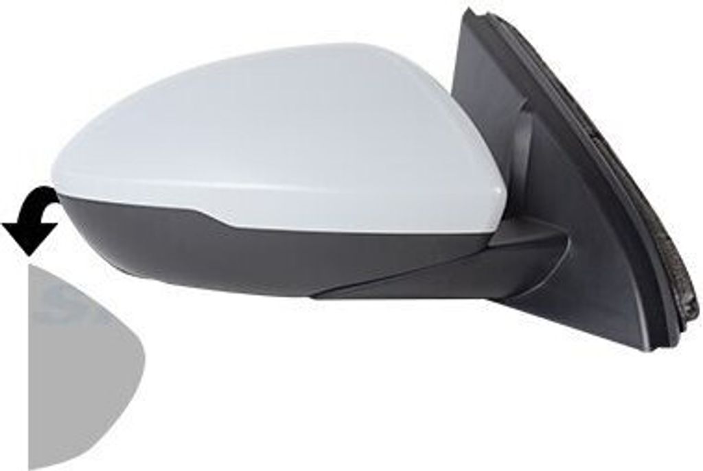VAN WEZEL 3854808 Außenspiegel Seitenspiegel Rechts für OPEL INSIGNIA Caravan Konvex Beheizt Grundiert