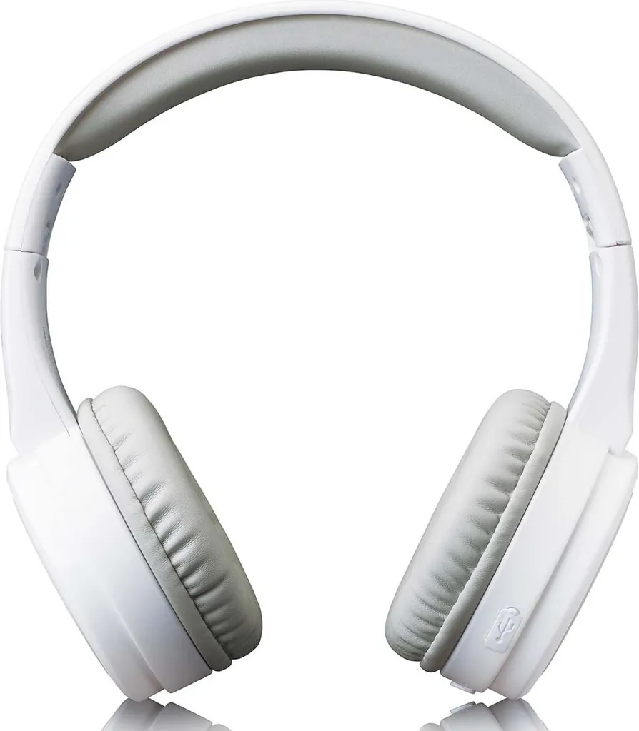 Lenco HPB-330 Casque Bluetooth Blanc Anti-éclaboussures avec Micro