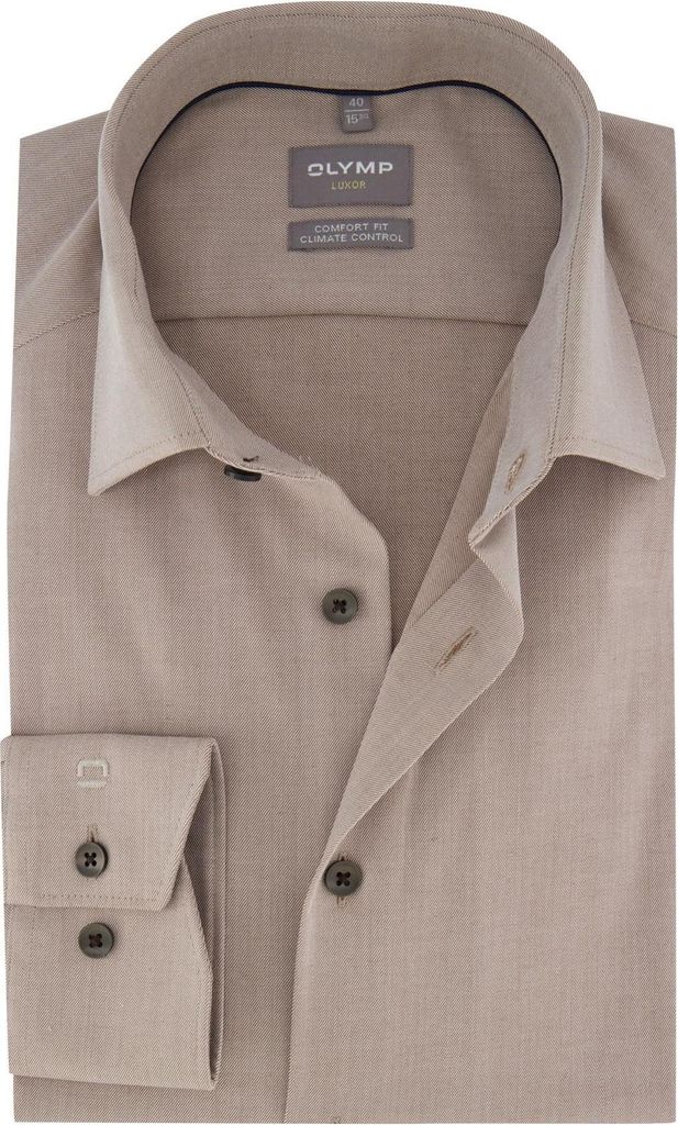 Olymp Luxor Comfort Fit Businesshemd braun