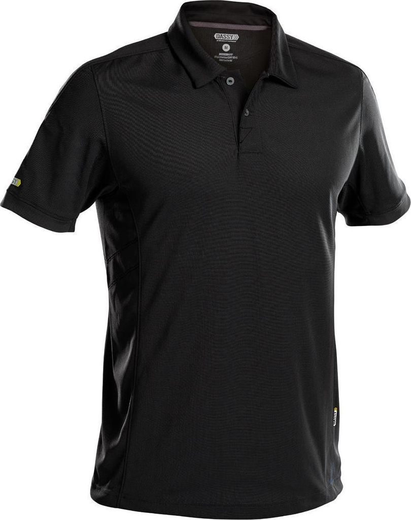 DASSY Traxion Poloshirt SCHWARZ Gr.3XL Länge: STANDARD