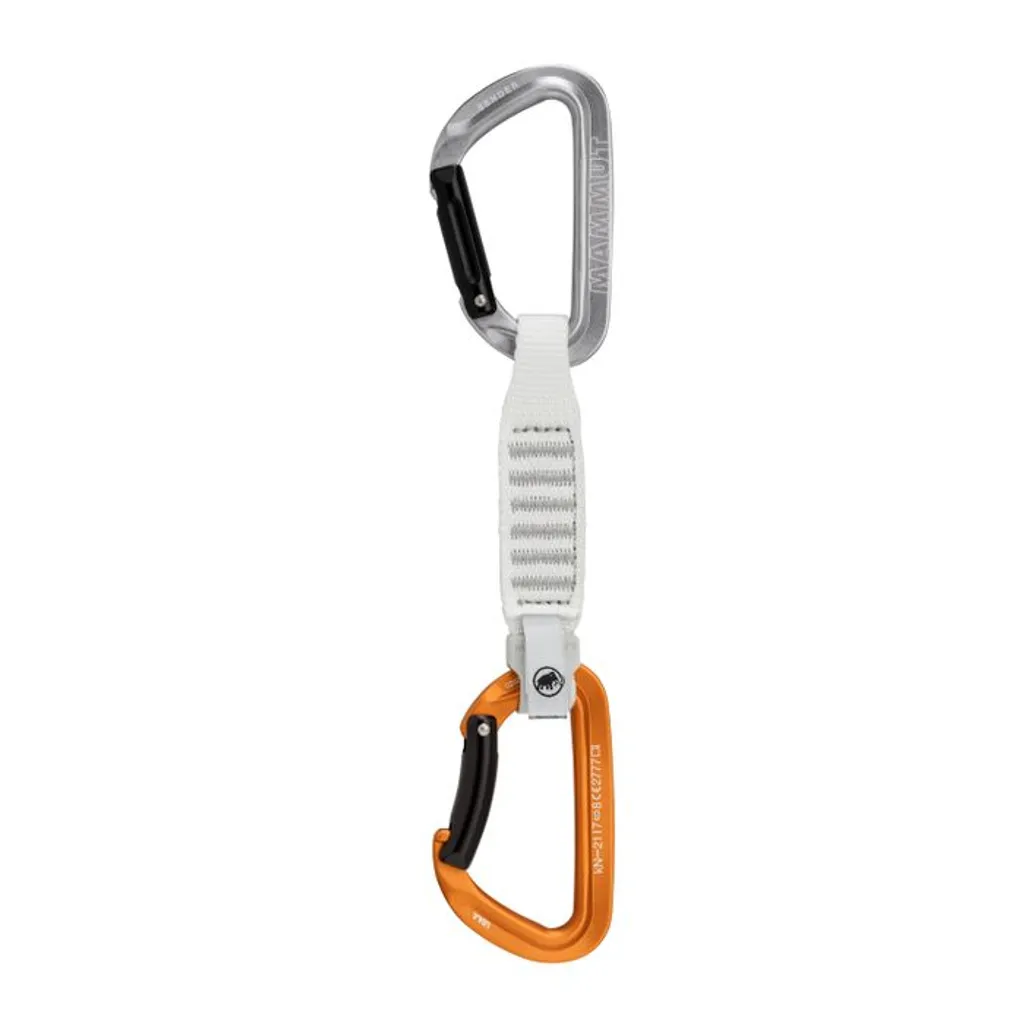Dégaine Mammut Sender Keylock 12 cm Ultra-Légère et Mousquetonnage Facile