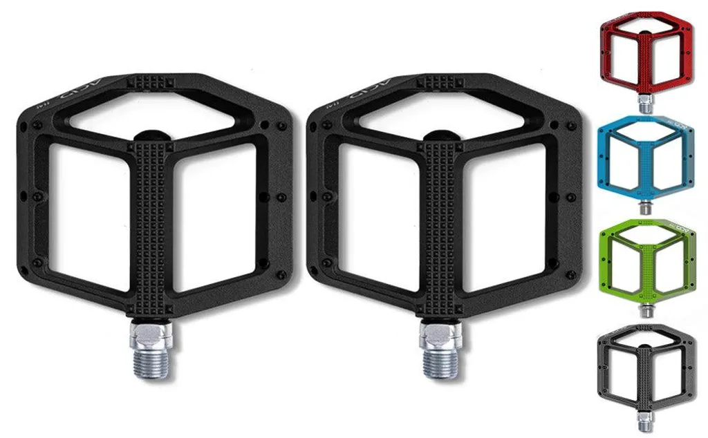 Pédales Acid Flat A3-zp Argent robustes pour VTT et BMX