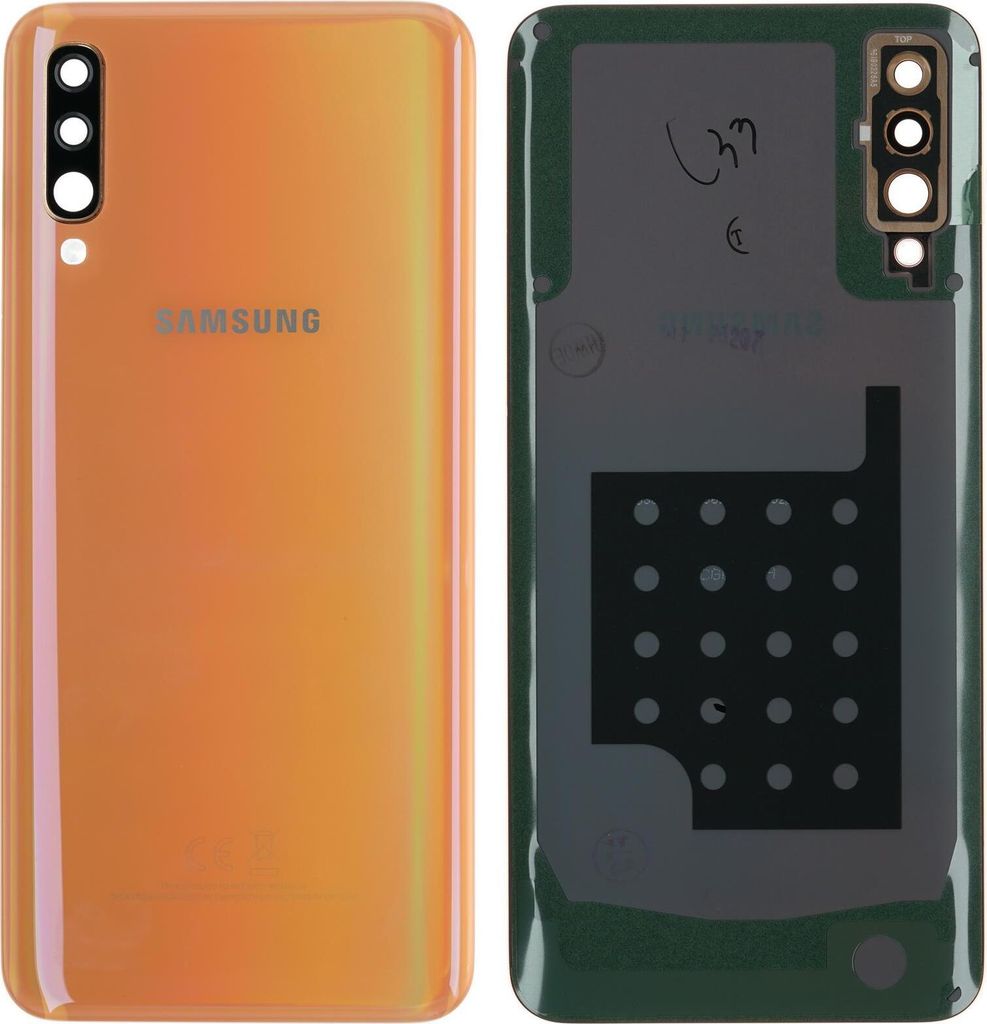 Gehäuse Rückseite für Samsung Galaxy A50 (SM-A505F), Coral Orange
