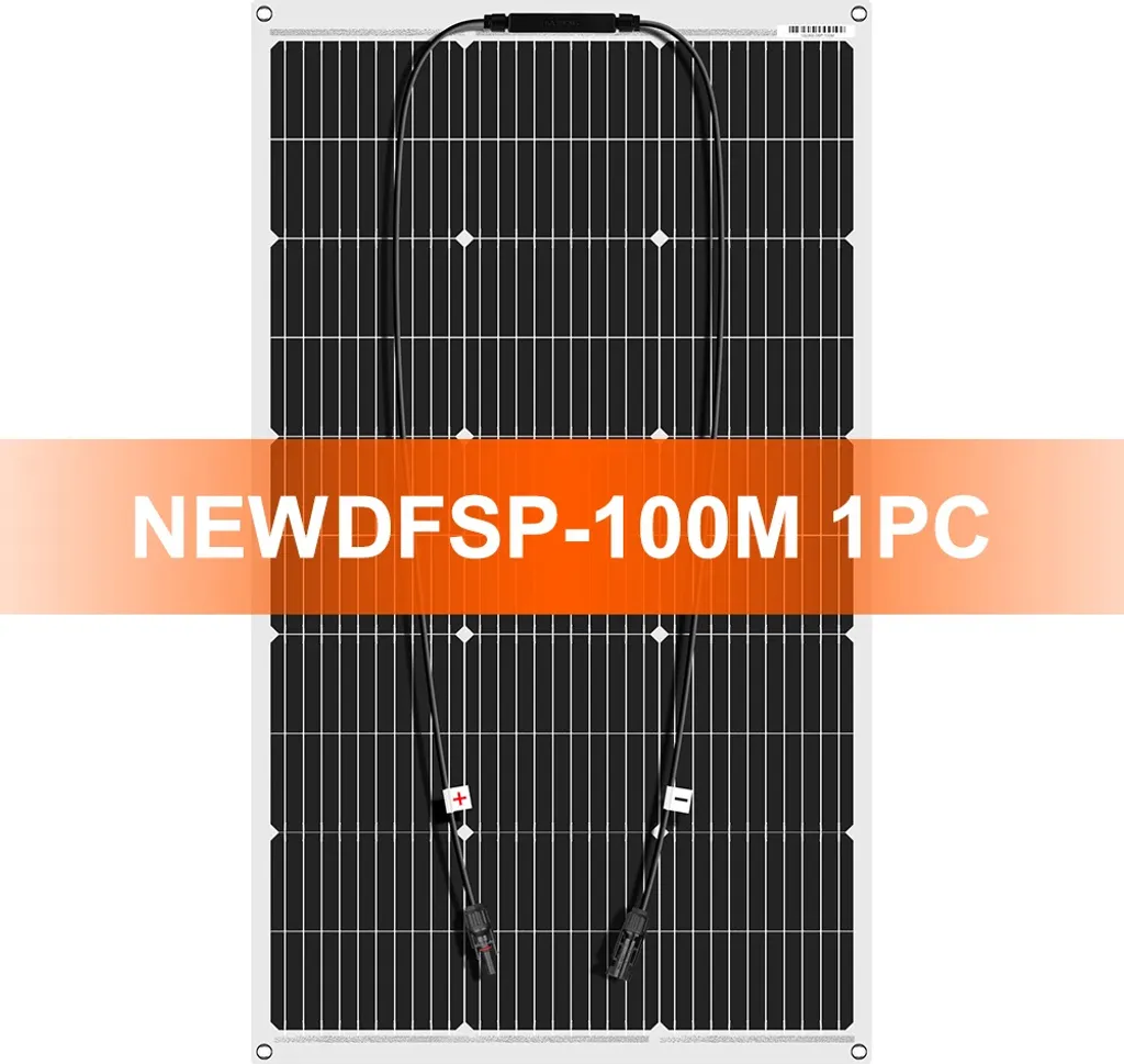 Modulo Solare Flessibile 100W 18V Alta Efficienza Monocristallina