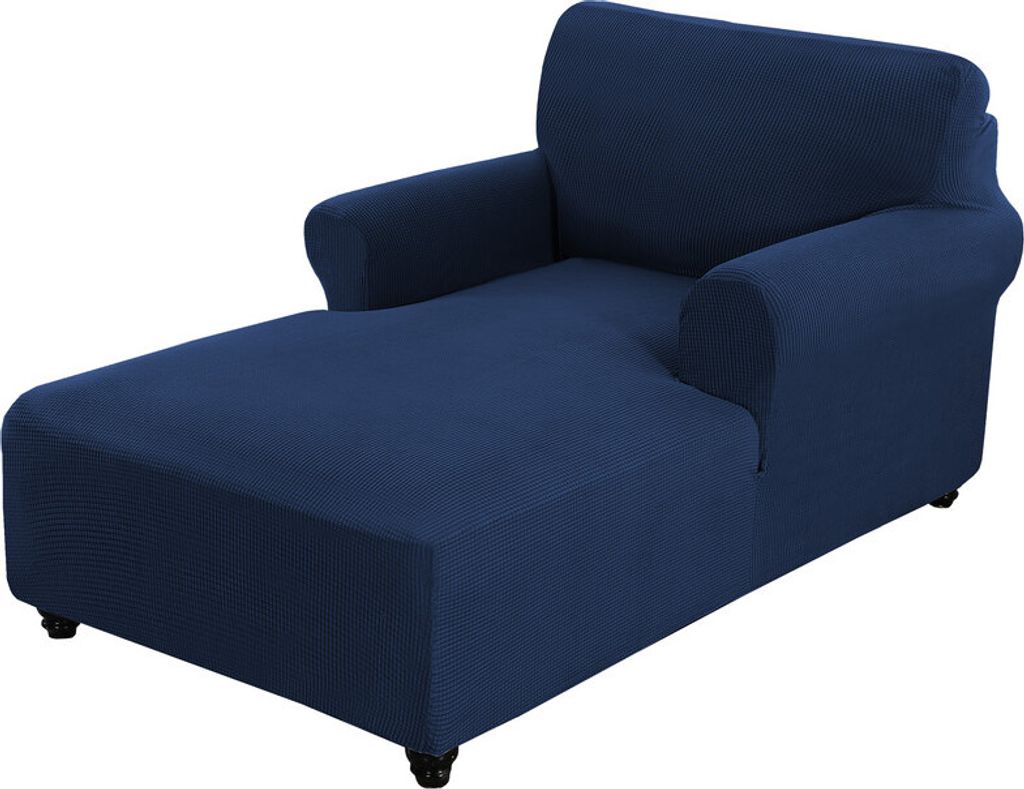 (G) Stretch-Liegebezug für Wohnzimmer, Chaiselongue-Bezug mit zwei Armlehnen, Chaiselongue-Bezug für Schlafzimmer, Chaiselongue aus weichem Jacqu...