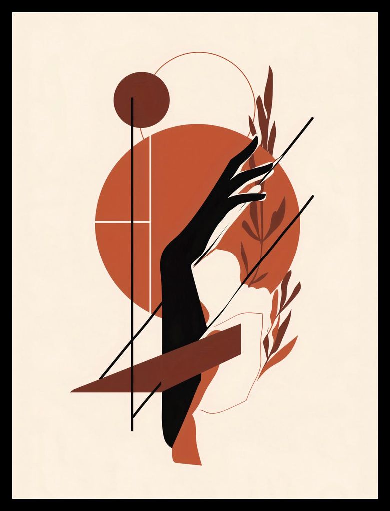 Plakat 30x40cm Dämmerung in der Hand