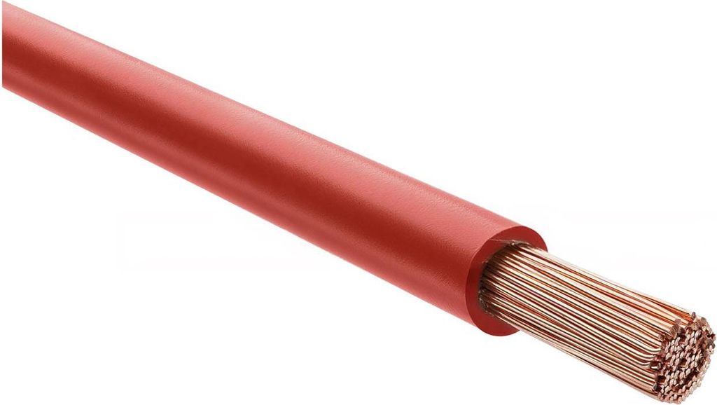 HELU KABEL H07V-K 1X16mm² RD (rot) Einzelader PVC rot AD Produktbild 