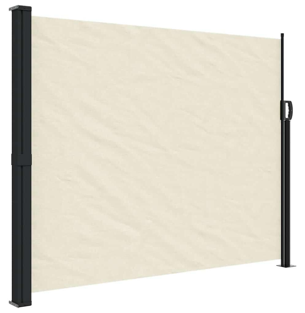vidaXL Seitenmarkise Ausziehbar Creme 160x600 cm Produktbild 