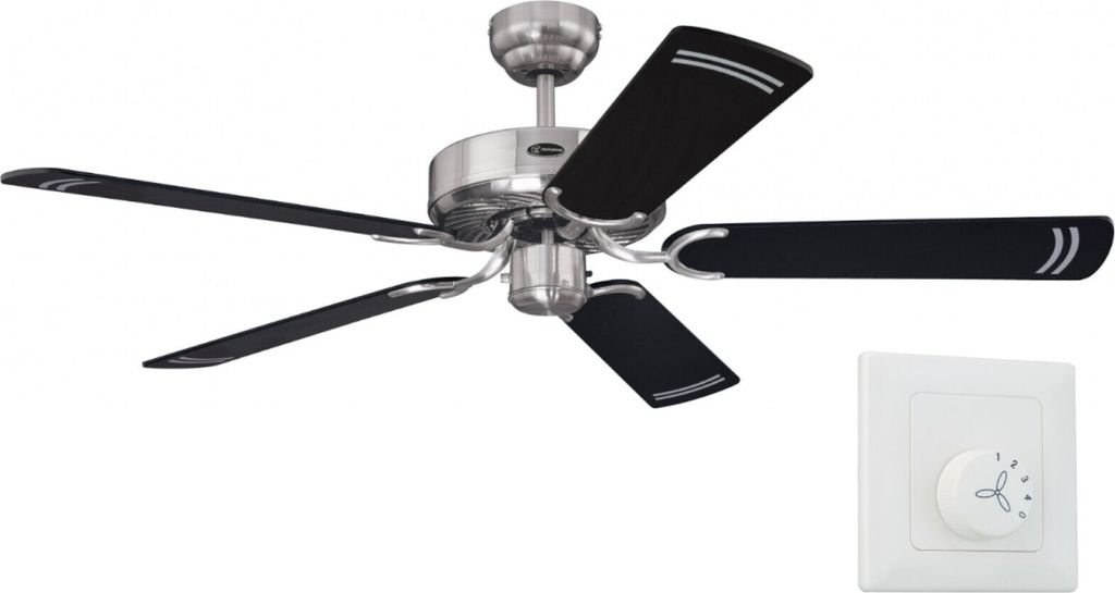 Westinghouse Deckenventilator ohne Licht Cyclone 132 cm für Räume bis 25 m²
