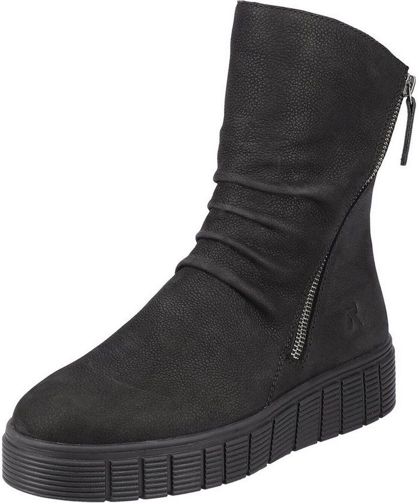 Rieker Damen Keilstiefelette 11016-36, 11016-37, 11016-38, 11016-39, 11016-40, 11016-41, 11016-42, 11016-43 RIE-W1063 schwarz 39