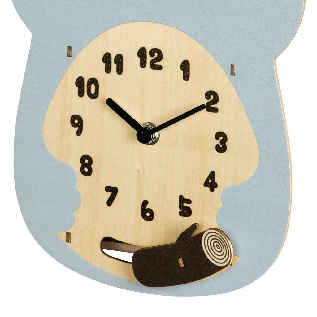 Hama Kinder-Wanduhr "Koala", geräuscharm, Holz Produktbild 5