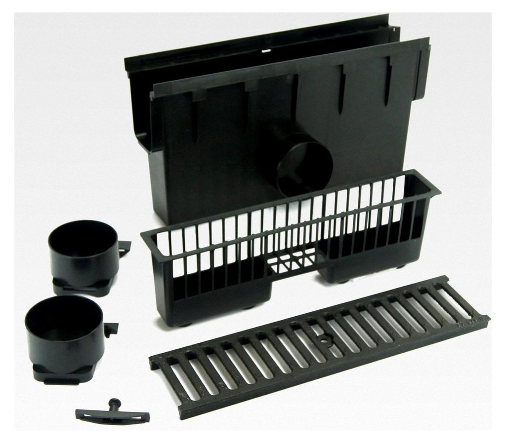 Hofablauf mit Fangkorb 50x13x28 cm Gully Gussrost