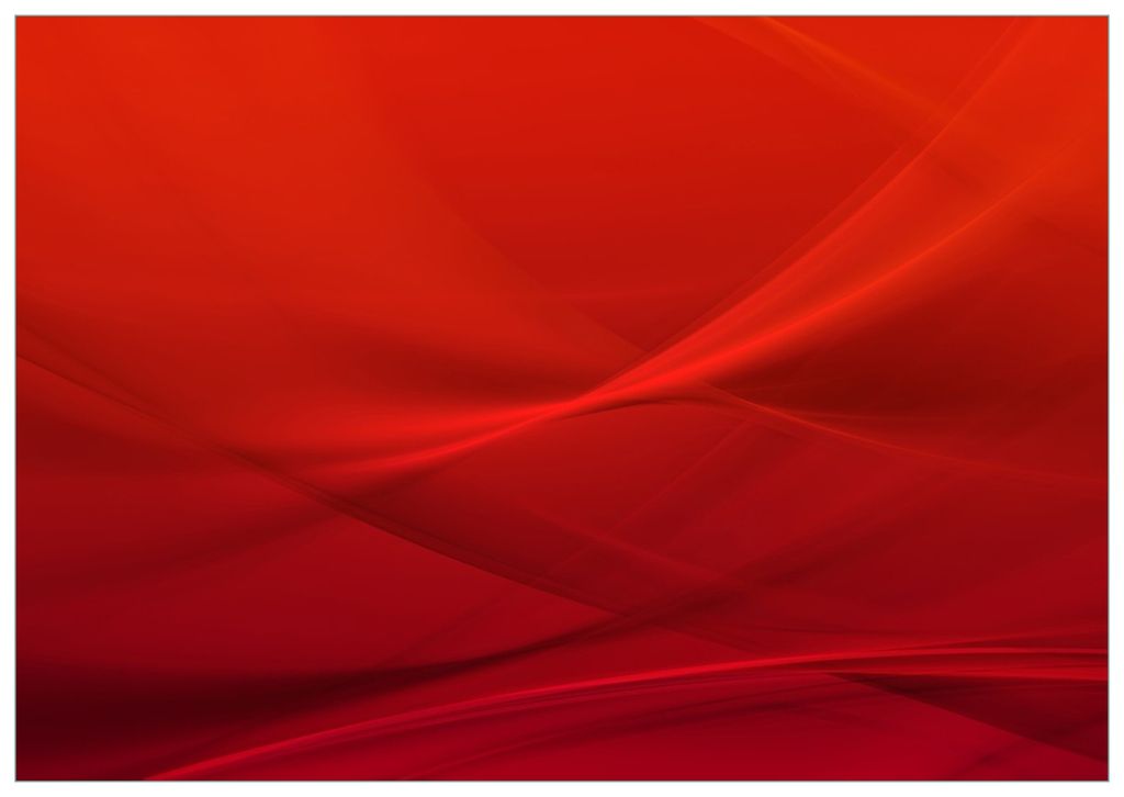 Wallario Premium Glasbild, freischwebende Optik, kräftige Farben, Größe 100 x 70 cm Motiv Abstrakte rotes Muster - roter Stoff