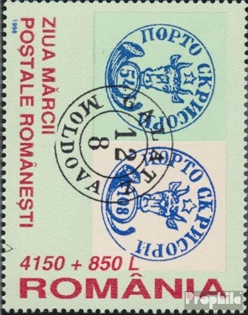 Briefmarken Rumänien 1998 Mi 5340 (kompl.Ausg.) postfrisch Briefmarken des Fürstentum Moldau