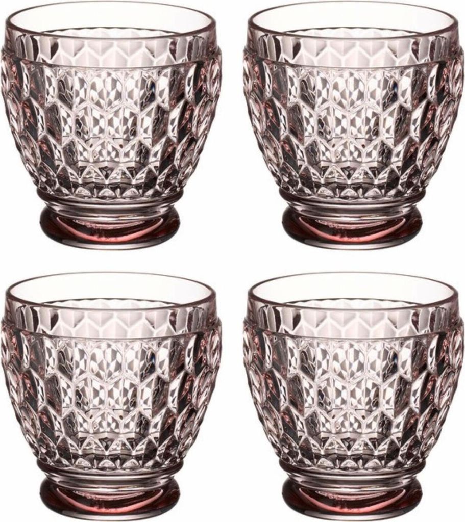 Villeroy & Boch Boston 4er Set Shot Glas rosa 80 ml WA