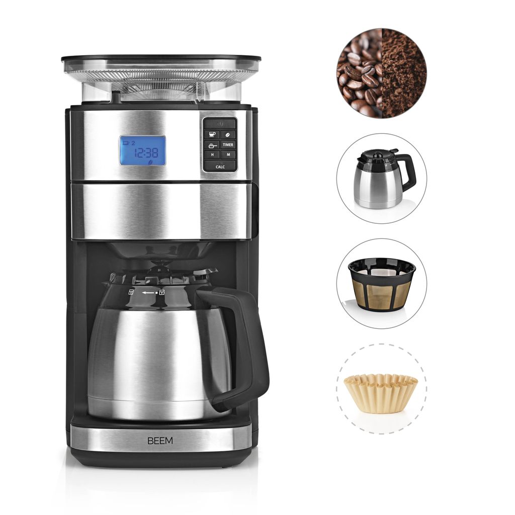 Kaffeemaschine Filter Kaffee Vorbrühen 1,3 L Kanne 10 Tassen Warmhaltefunktion 