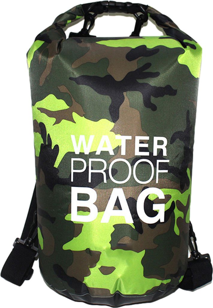 CANDeal Camouflage wasserdichte Trockentasche, leichte Roll Top Dry Storage Rucksack für Kajak, Strand, Rafting, Bootfahren, Wandern, Snowboarden,...