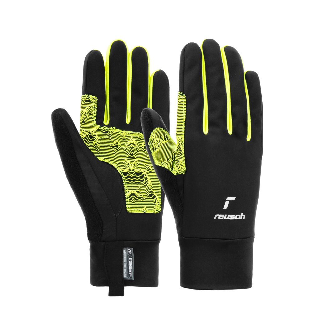Reusch Handschuhe Arien STORMBLOXX mit optimalen Grip 7752 black/safety yellow 10