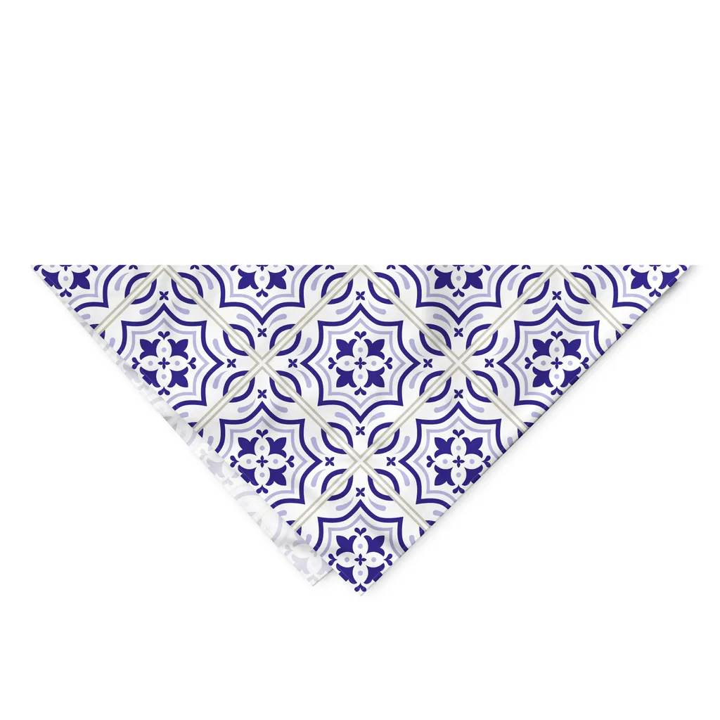 Bandana per Cani e Gatti ABAKUHAUS 55x55 cm Blu e Viola - 2