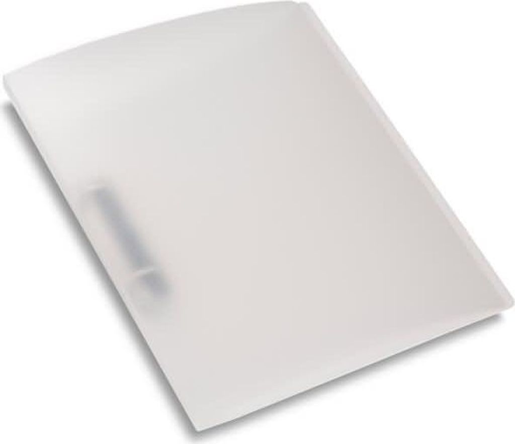 Ringbuch A4 2 Ringe 25mm transluzent weiß Produktbild 