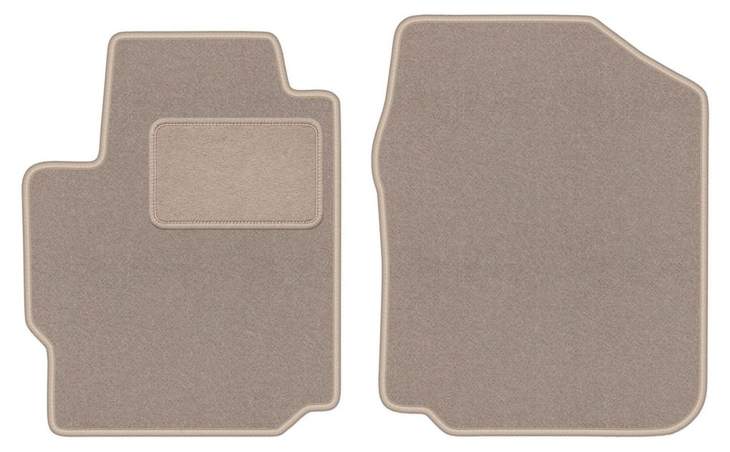 Vordere Auto Fußmatten Velours für: Daihatsu Materia 2007-2011 Minivan beige