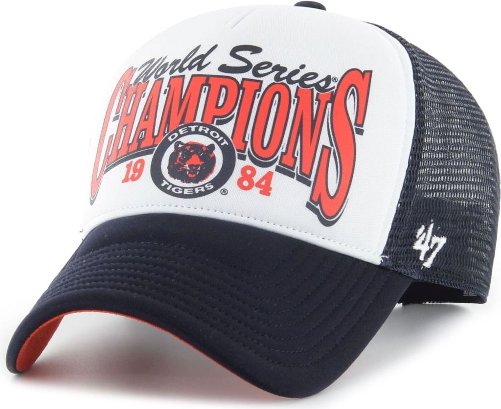 47 Brand Mesh Trucker Cap - FOAM CHAMP Detroit Tigers