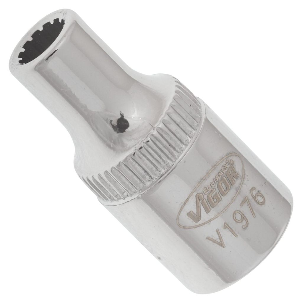 Vigor V1976, Buchse, 1/4", Metrisch, 1 Kopf/Köpfe, 4 mm, 25 mm