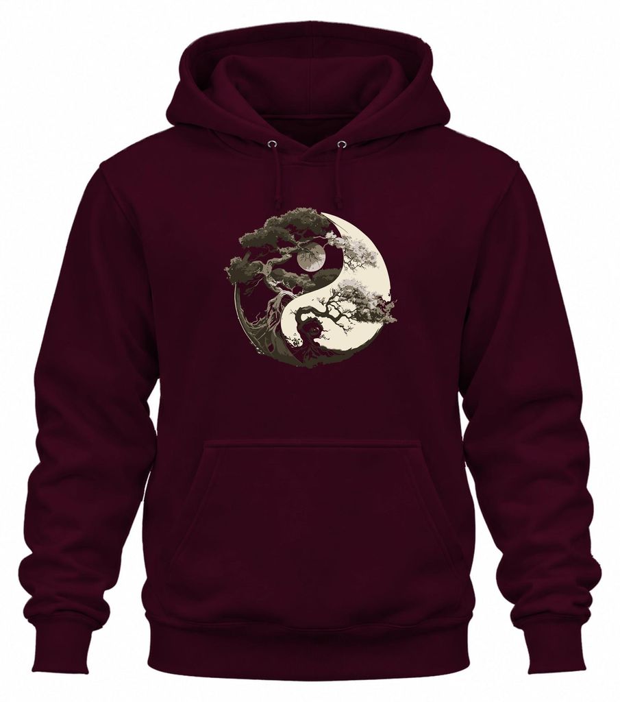 Sudadera con capucha uni, diseño "Árbol de la vida", Imagen del producto 