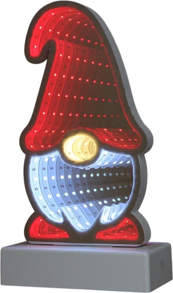 LED Wichtel Infinity Effekt Weihnachtsdekoration 6/18h Produktbild 
