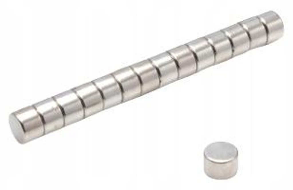 Neodym-Zylindermagnet MW 6x4 N38 100 Stück