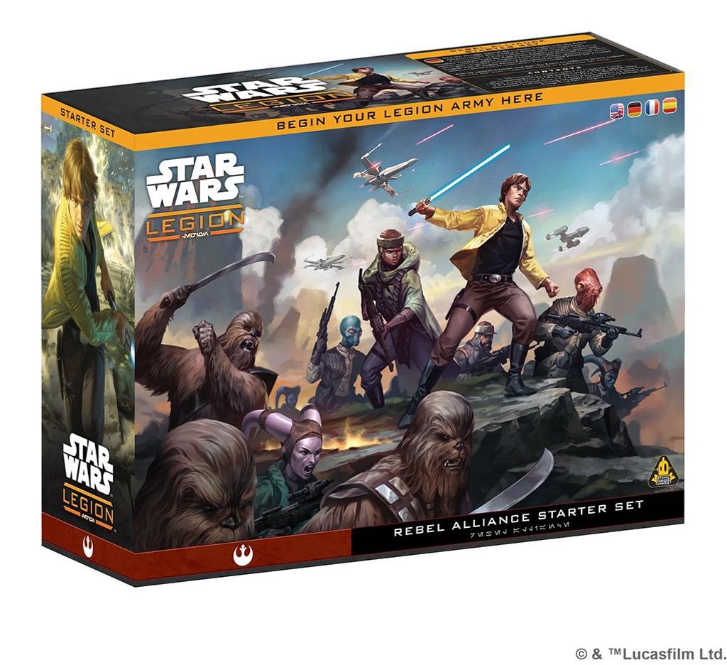 Asmodee Star Wars: Legion - Rebel Alliance Starter Set, Produktbild 
