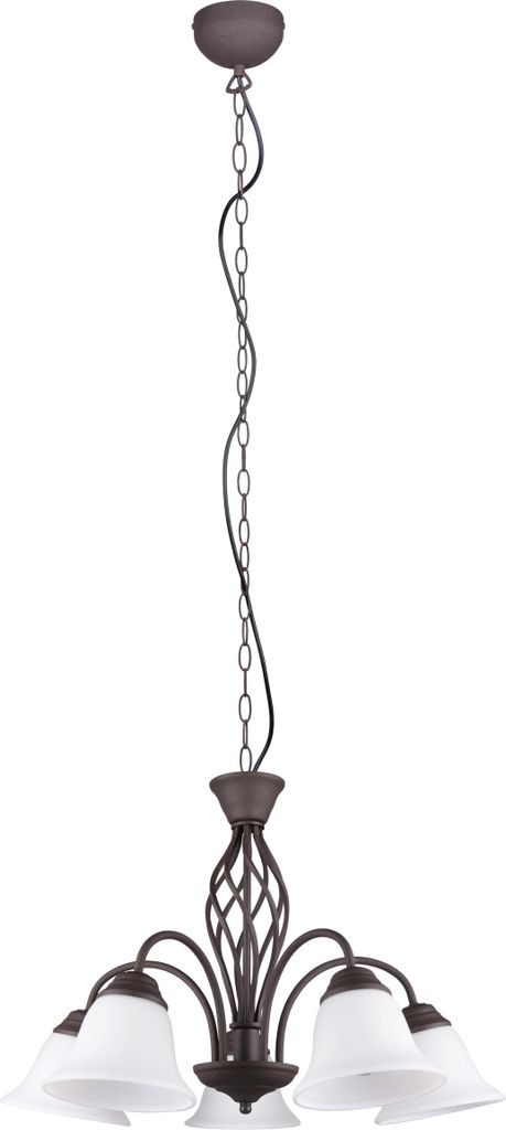 Luster TRIO TR 101000524 RUSTICA 5xE14 40 W hnedá antik Obrázok produktu 