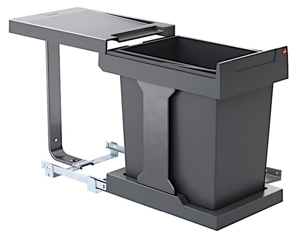 Cestino Hailo 3636001 AS Swing Solo 20 litri automatico Immagine del prodotto 