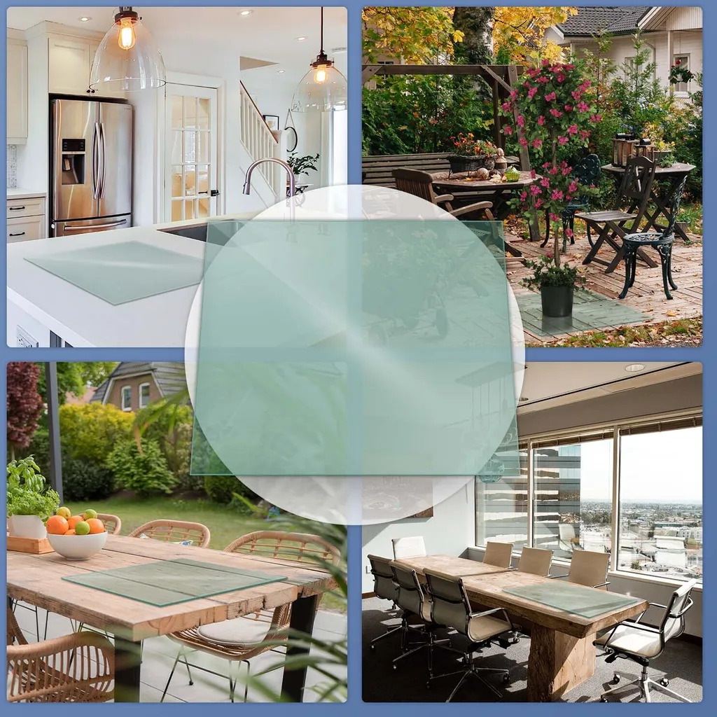 Copri Fornelli in Vetro Artistico 2 Pezzi 40x52 - Tema Animali Vivi - 9